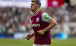 Aaron Cresswell of West Ham United plays during the Premier League match between West Ham...