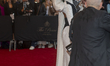 Zoe Saldana wears Thom Browne and departs The Pierre Hotel for the 2025 Met Gala in New Yo...
