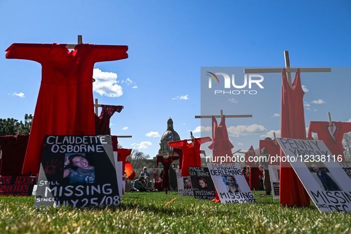 Edmonton Marks Red Dress Day To Honour Missing And Murdered Indigenous Women And Girls