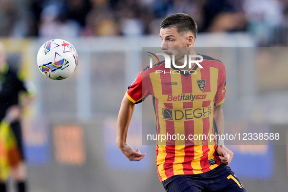 Frederic Guilbert of US Lecce during the serie Serie A Enilive match between US Lecce and SSC Napoli at Stadio Via del Mare on May 3, 2025 i... by Giuseppe Maffia/NurPhoto