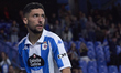 Zakaria Eddahchouri of RC Deportivo de La Coruna looks on during the La Liga Hypermotion m...