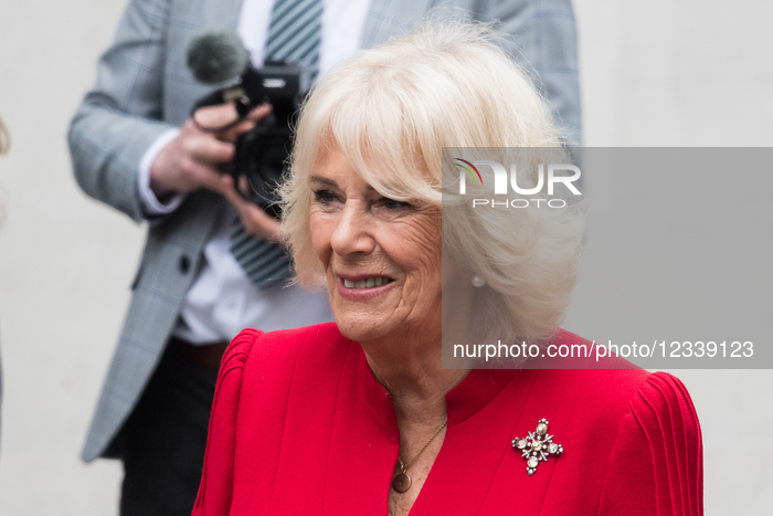 Their Majesties King Charles III And Queen Camilla Visit The National Gallery In London
