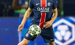 Achraf Hakimi of Paris Saint-Germain plays during the UEFA Champions League Semi-final Sec...