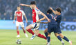 Declan Rice of Arsenal plays during the UEFA Champions League Semi-final Second Leg footba...