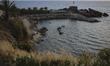 Two young couples enjoy the sunset at Josi Bay Paphos near the Mediterranean resort of Pap...
