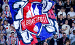 Supporters of Willem II attend the match between Willem II and Heracles at the Koning Will...