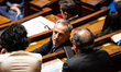 Emmanuel Gregoire, deputy of the Socialistes et Apparentes parliamentary group, is seen du...