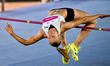 Michaela Hruba of the Czech Republic competes in the women's high jump event during the 2n...