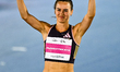 Nadezhda Dubovitskaya of Kazakhstan competes in the women's high jump event during the 2nd...