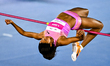 Morgan Lake of Great Britain competes in the women's high jump event during the 2nd editio...