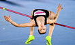 Imke Onnen of Germany competes in the women's high jump event during the 2nd edition of th...