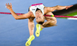Michaela Hruba of the Czech Republic competes in the women's high jump event during the 2n...