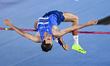 Marco Fassinotti of Italy competes in the men's high jump event during the 2nd edition of...