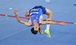Marco Fassinotti of Italy competes in the men's high jump event during the 2nd edition of...
