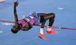Raymond Richards of Jamaica competes in the men's high jump event during the 2nd edition o...