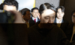 Kim Moon-soo, the presidential candidate of the People Power Party, leaves after holding a...