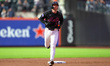 New York Mets' Brett Baty #7 rounds the bases after homering during the second inning of a...