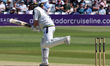 Yorkshire's Adam Lyth plays during the Rothesay County Championship Division 1 cricket mat...