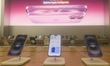 EDMONTON, CANADA - MAY 7: The new iPhone 16 Pro are showcased on display inside a store i...