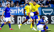 SC Cambuur Leeuwarden forward Tyrique Souren and FC Den Bosch forward Danzell Gravenberch...