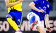 SC Cambuur Leeuwarden defender Bryant Nieling and FC Den Bosch forward Hicham Acheffay pla...