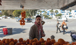 Fergie Chambers buys orange juice in Tunis, Tunisia, on February 8, 2024. James Cox Chambe...