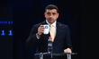 Presidential candidate and leader of the far-right Alliance for the Union of Romanians (AU...