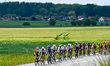 The peloton participates in the Classique Dunkerque - Grand Prix des Hauts-de-France in Du...