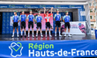 Team Decathlon - AG2R La Mondiale participates in the team presentation of Classique Dunke...