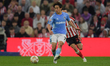 Tatsuhiro Sakamoto of Coventry City plays during the Sky Bet Championship Play Off Semi Fi...