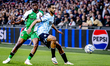 Feyenoord Rotterdam midfielder Givairo Read and RKC midfielder Yassin Oukili play during t...