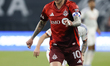 In Toronto, Ontario, Canada, on May 14, Toronto FC attacker Federico Bernardeschi plays in...