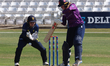 Bess Heath of Durham and Lissy Macleod of Essex participate in the Metro Bank One Day Cup...
