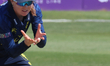 Mady Villiers of Durham is in action during the cricket match between Essex Women and Durh...