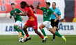 Donovan, Stephane Makoma of Birkirkara, plays during the Meridianbet FA Trophy 24/25 semi-...