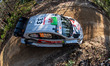 Elfyn Evans and Scott Martin from Great Britain drive a Toyota GR Yaris Rally1 for the Toy...