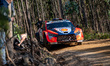 Adrien Fourmaux and Alexandre Coria from France drive a Hyundai i20 N Rally1 for the Hyund...