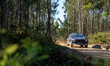 Gus Greensmith (Gbr) and Jonas Andersson (Swe) drive a Skoda Fabia RS during a shakedown o...