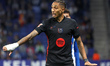 Raphinha Dias plays during the match between RCD Espanyol and FC Barcelona, corresponding...