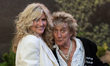 LONDON, UNITED KINGDOM - MAY 15, 2025: Penny Lancaster and Sir Rod Stewart attend the Glob...
