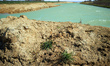 The construction work exposes underground water, revealing a phreatic zone. The A69 highwa...