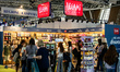 People visit the stand of the publishing company Legami at the Salone del Libro (Book Fair...