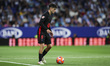 Pedri of FC Barcelona controls the ball during the La Liga EA Sports 2024/25 match between...