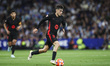 Pedri of FC Barcelona controls the ball during the La Liga EA Sports 2024/25 match between...