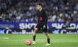 Pedri of FC Barcelona plays during the La Liga EA Sports 2024/25 match between RCD Espanyo...
