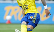 Cambuur player Mark Diemers shoots on the aluminum during the game Cambuur vs. Den Bosch a...