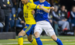 Cambuur player Remco Balk (left) and Den Bosch player Mees Laros (right) during the game C...
