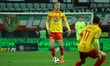 Mateusz Skrzypczak participates in a match of the PKO Ekstraklasa between WKS Slask Wrocla...