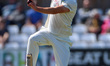 James Minto of Durham bowls during the first day of the Rothesay County Championship match...
