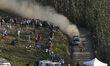 Elfyn Evans (GBR) and Scott Martin (GBR) drive a TOYOTA GR Yaris Rally1 during the SS11 Se...